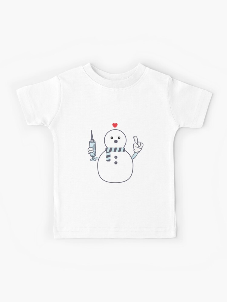 Kids best sale snowman shirt