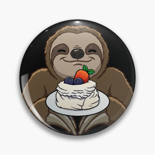 Item preview, Sloth eating a Pavlova designed and sold by jonmlam.