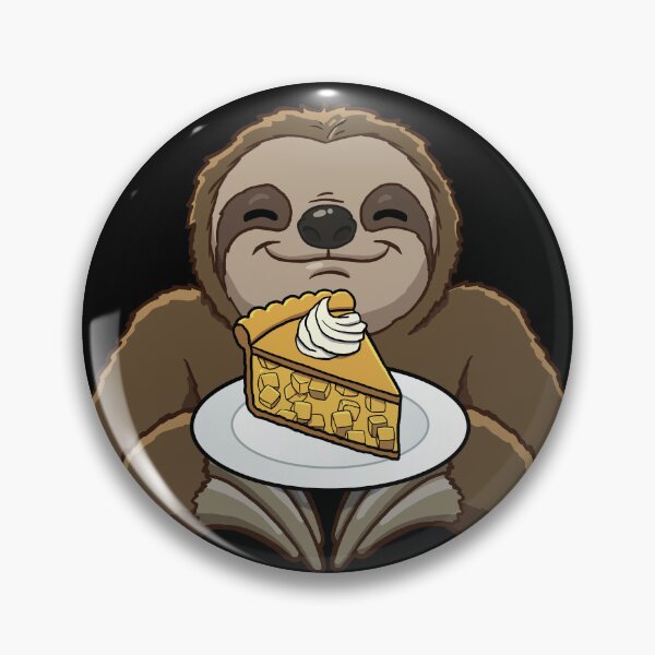 Item preview, Sloth eating a slice of Apple Pie designed and sold by jonmlam.