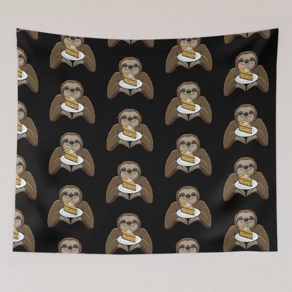 Item preview, Sloth eating a slice of Apple Pie designed and sold by jonmlam.