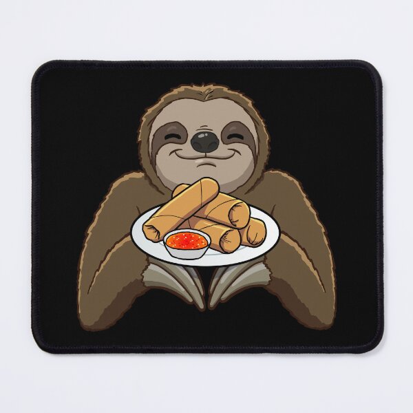 Item preview, Sloth eating Spring Rolls designed and sold by jonmlam.
