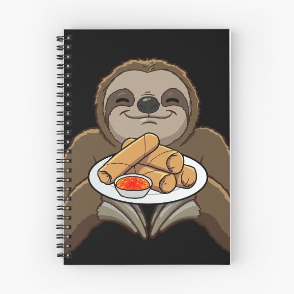 Item preview, Sloth eating Spring Rolls designed and sold by jonmlam.