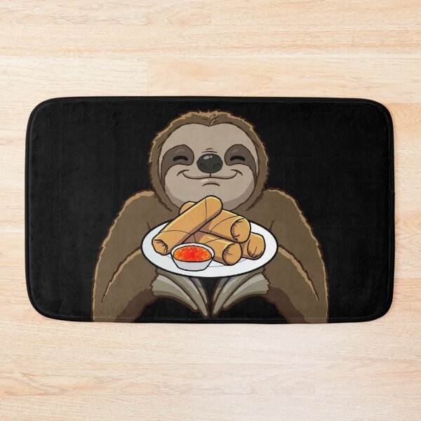 Item preview, Sloth eating Spring Rolls designed and sold by jonmlam.