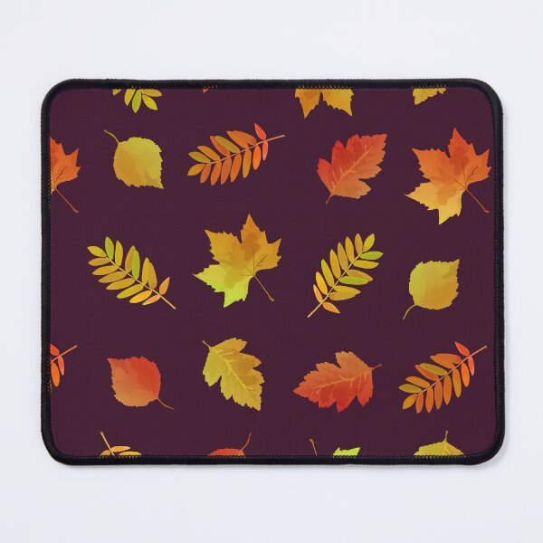 Item preview, Autumn leaves pattern on dark background designed and sold by GulArt.