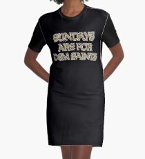 Sundays are for Dem Saints 3 Graphic T-Shirt Dress