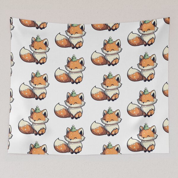 Item preview, Cute Chibi Fox Kawaii designed and sold by stickertopic.