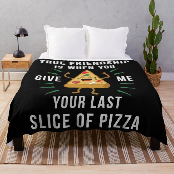 Item preview, Friendship Quote Funny Pizza Slice designed and sold by Zagach Letters.