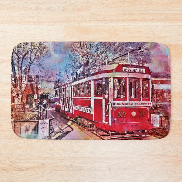 Item preview, No. 25 Tram - Artists Watercolor and Sketch - Bendigo, Victoria designed and sold by Steven Jodoin.