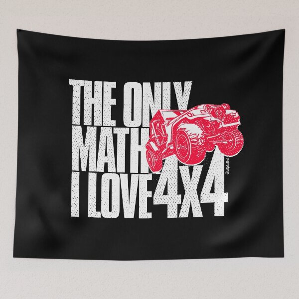 Item preview, THE ONLY MATH I LOVE - 4x4 designed and sold by fullyballed.