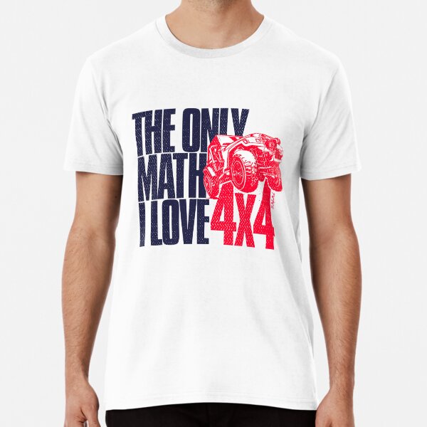 Item preview, THE ONLY MATH I LOVE - 4x4 designed and sold by fullyballed.