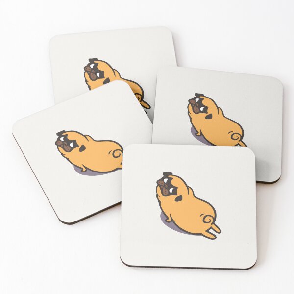 Item preview, Pug Upward Facing Dog designed and sold by Huebucket.