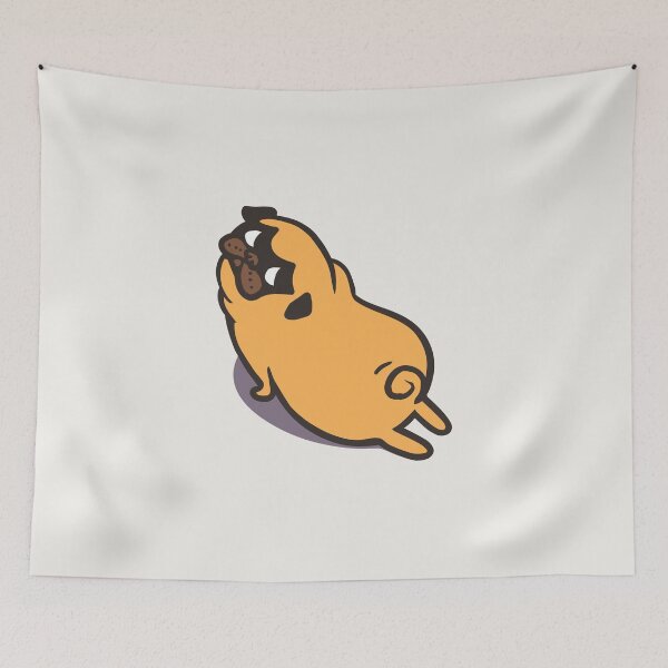 Item preview, Pug Upward Facing Dog designed and sold by Huebucket.