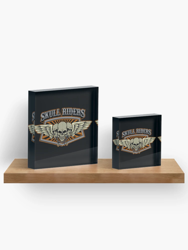 Thumbnail 3 of 5, Acrylic Block, Scull Riders designed and sold by Racing-Style.