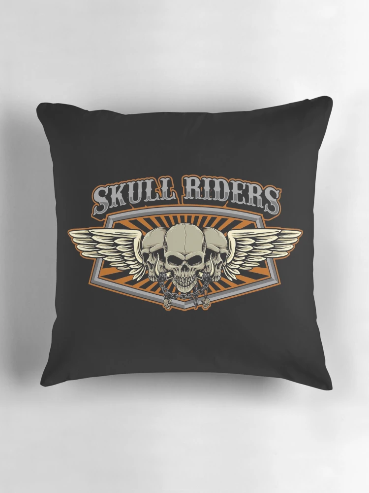 Thumbnail 3 of 4, Pillow, Scull Riders designed and sold by Racing-Style.