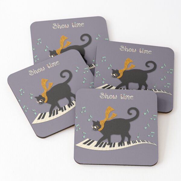 Item preview, Black Cat Street Piano Showtime designed and sold by edo-neko.