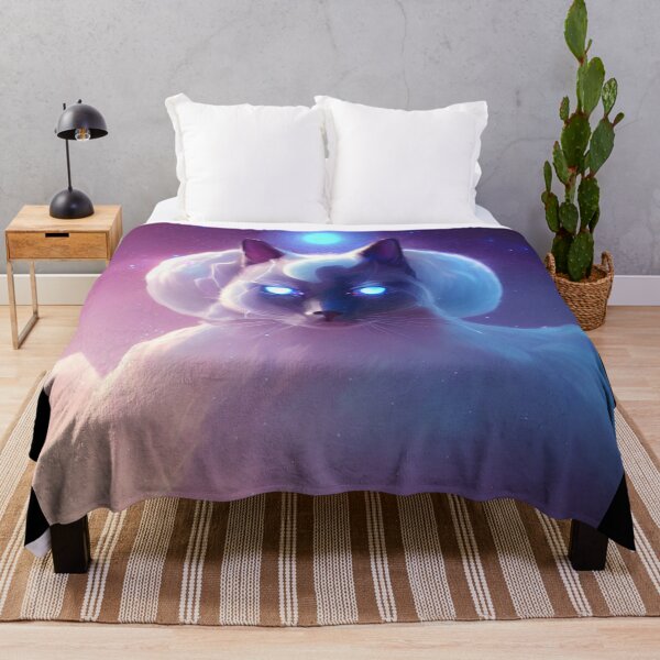 Item preview, Anime cat form of light from the nebula cat in space meow art designed and sold by ValleyDream.