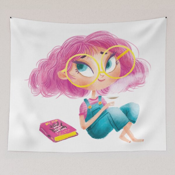 Item preview, Book girl designed and sold by geeksarecoolco.