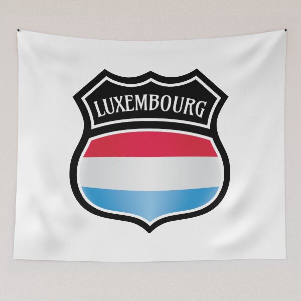 Item preview, Luxembourg Shield Pride Flag designed and sold by RahallusNtx.
