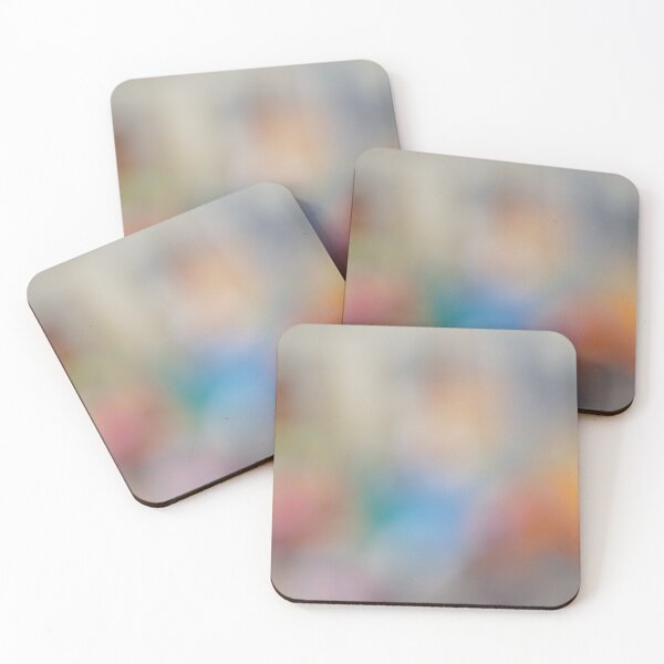 Item preview, colorful blurred paint blobs background wallpaper abstract designed and sold by Torsten  Krüger.