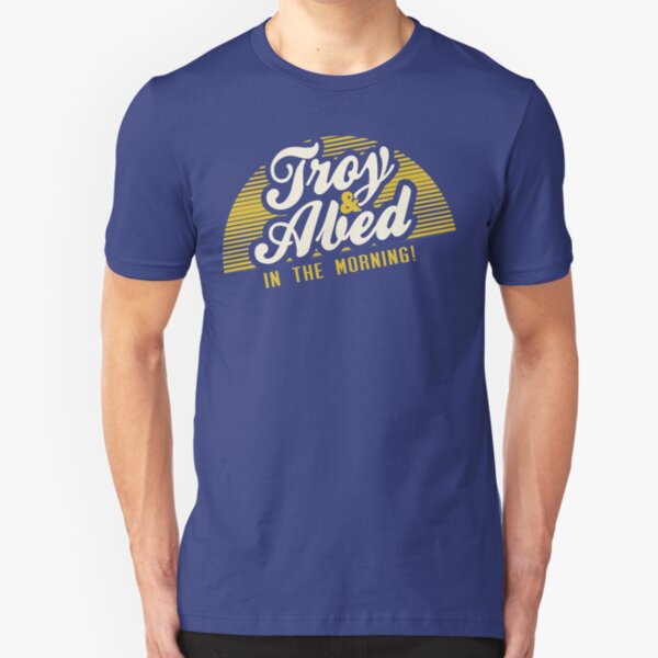 Troy and Abed in the Morning! Slim Fit T-Shirt