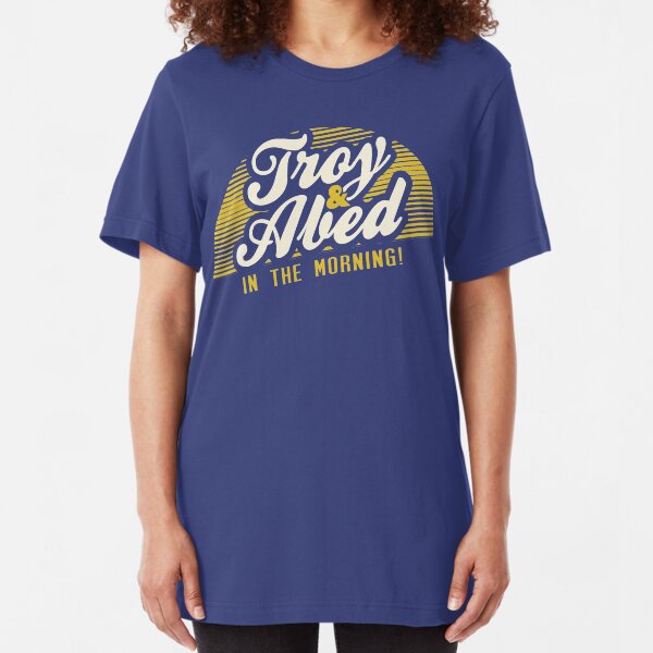 Troy and Abed in the Morning! Slim Fit T-Shirt