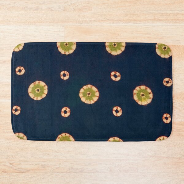 Item preview, Dark Blue Felt Mosen Vintage Japanese Textile Remixed by Bossy Cat Home designed and sold by BossyCatHome.