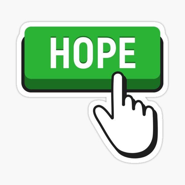 Item preview, Hope button designed and sold by Design Kingdom.