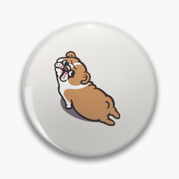 Item preview, English Bulldog Upward Facing Dog designed and sold by Huebucket.
