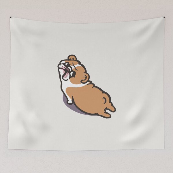 Item preview, English Bulldog Upward Facing Dog designed and sold by Huebucket.