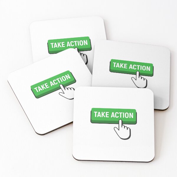 Item preview, Take action button designed and sold by Design Kingdom.