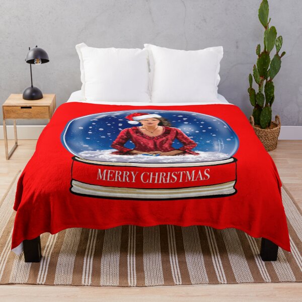 Item preview, Enola Holmes Santa Christmas Snow Globe  designed and sold by PG Illustration.