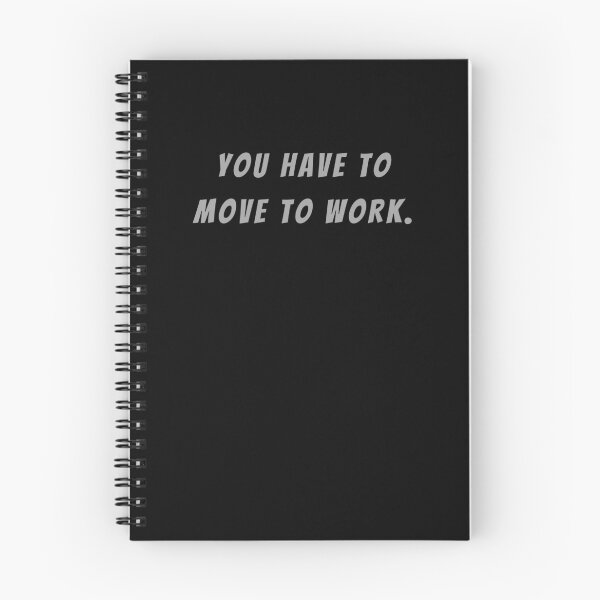 Item preview, You Have To Move To Work. - Small Subtitle Version designed and sold by SN-MI.