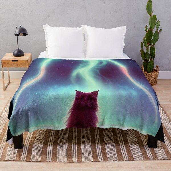 Artikelvorschau, Maine Coone-Katzenform des Lichts von der Nebelfleckkatze im digitalen Design des Raummiauens entworfen und verkauft von ValleyDream.