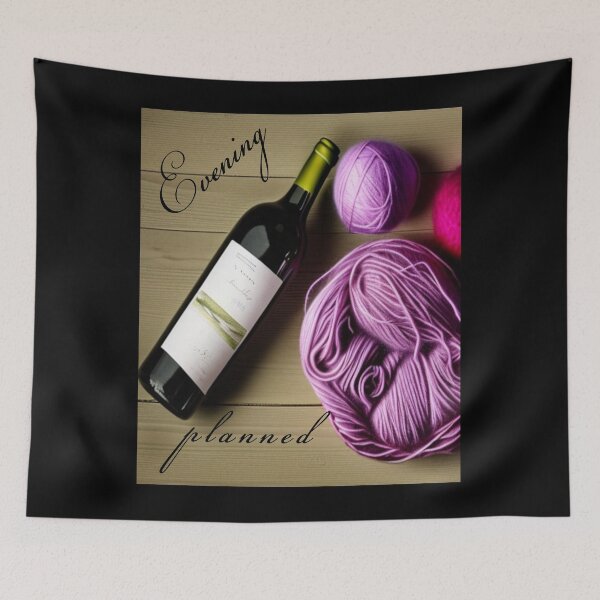 Item preview, Knitting evening designed and sold by CottagePop.