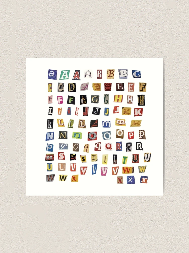 Alphabet - Poster - 30x40 – MR CUP