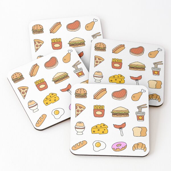 Item preview, food sticker set 5 designed and sold by ventumpluviam.