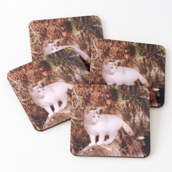 Item preview, Cat Susi on a pile of wood designed and sold by Gourmetkater.