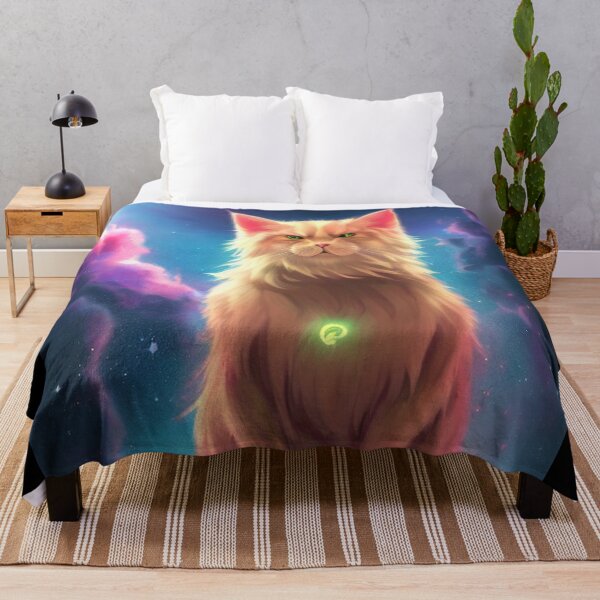 Artikelvorschau, Maine Coone-Katzenform des Lichts von der Nebelfleckkatze im digitalen Design des Raummiauens entworfen und verkauft von ValleyDream.