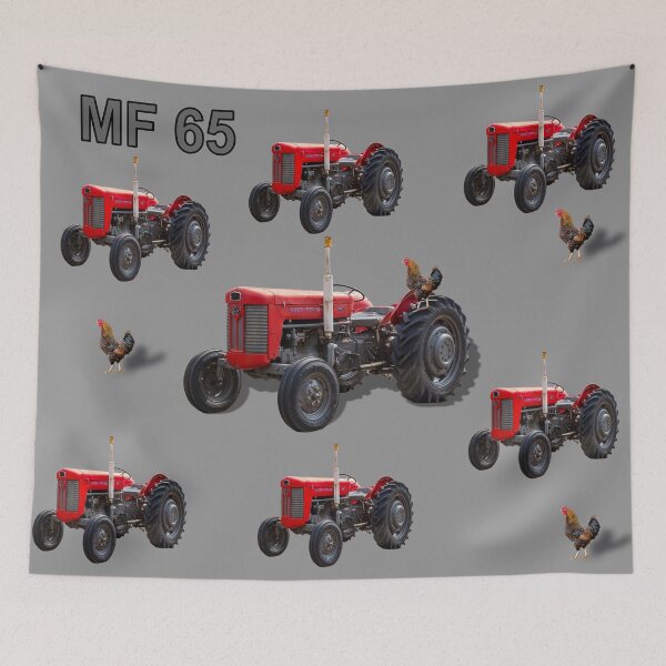 Item preview, Red tractor MF 65 and Charlie the chicken designed and sold by Millysuewood.