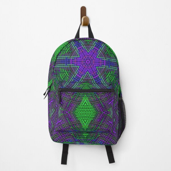 Item preview, Weave Mandala Green Purple and Blue designed and sold by WormholeOrbital.
