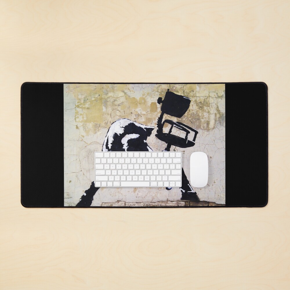 Item preview, Desk Mat designed and sold by WE-ARE-BANKSY.