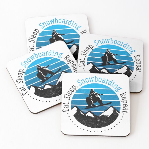 Item preview, Eat Sleep Snowboarding Repeat, Snowboarding lovers designed and sold by NawalMagdy.