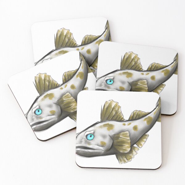 Item preview, Cute Cod Drawing designed and sold by WeHeartAnimals.