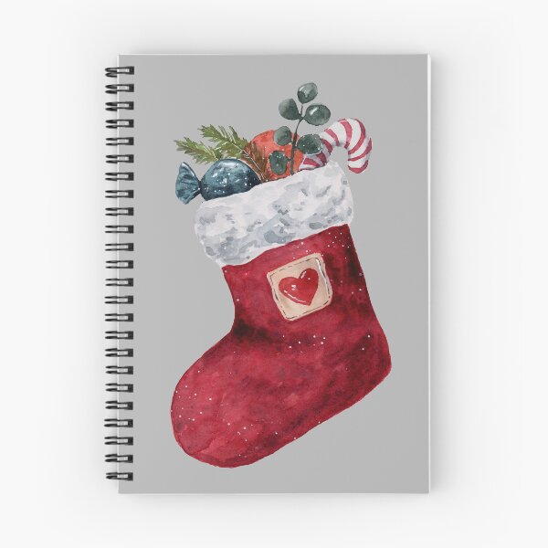 Item preview, Christmas Stocking - Watercolour Illustration designed and sold by Pattokarts.