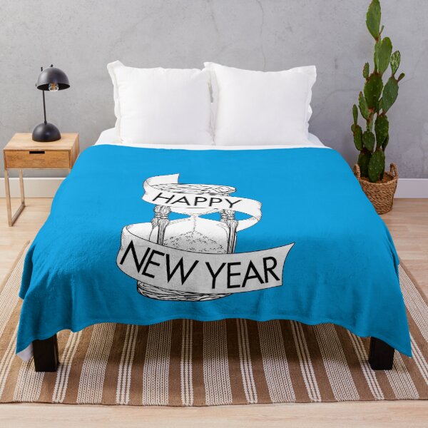 Item preview, HAPPY NEW YEAR QUOTE IN HOURGLASS designed and sold by CreatorWorld29.