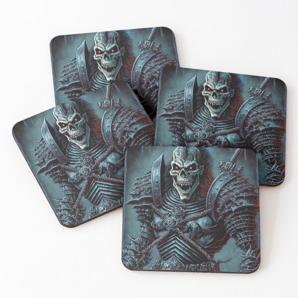 Item preview, Heavy Metal Skeleton Knight designed and sold by HenisonHorror.