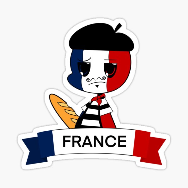 Bubble Chat France Countryhuman Sticker - Bubble Chat France Countryhuman -  Discover & Share GIFs