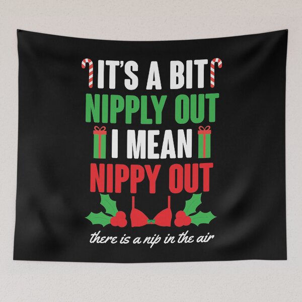 Item preview, It's A Bit Nipply Out designed and sold by kjanedesigns.