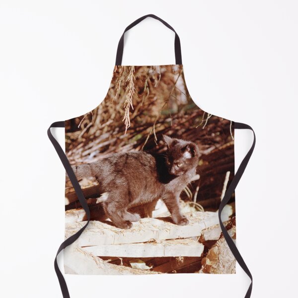 Item preview, Cat Charly on a pile of wood designed and sold by Gourmetkater.