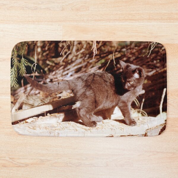 Item preview, Cat Charly on a pile of wood designed and sold by Gourmetkater.